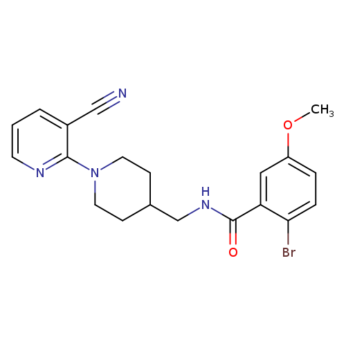 2-bromo-N-{[1-(3-cyanopyridin-2-yl)piperidin-4-yl]methyl}-5-methoxybenzamide