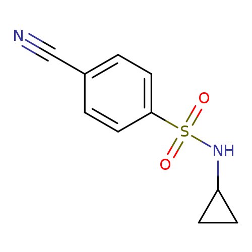 4-Cyano-n-cyclopropylbenzenesulfonamide