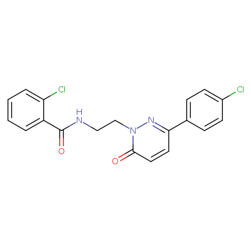 2-chloro-N-{2-[3-(4-chlorophenyl)-6-oxo-1,6-dihydropyridazin-1-yl]ethyl}benzamide