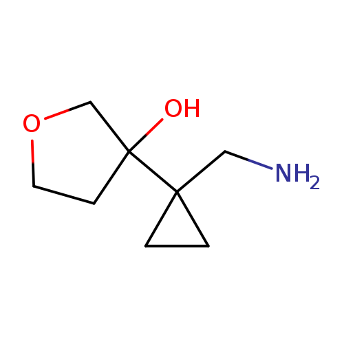 3-[1-(aminomethyl)cyclopropyl]oxolan-3-ol