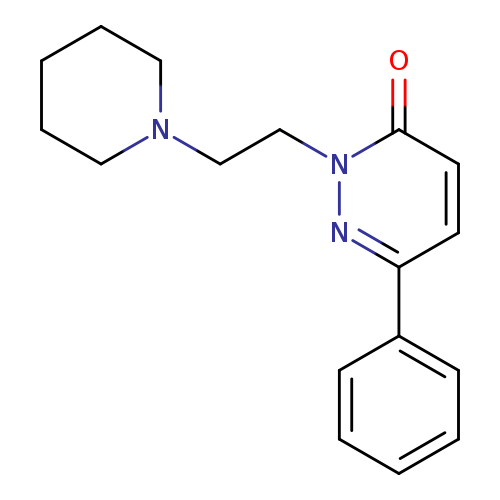 6-phenyl-2-[2-(piperidin-1-yl)ethyl]-2,3-dihydropyridazin-3-one