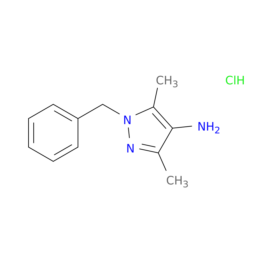 1-benzyl-3,5-dimethyl-1H-pyrazol-4-amine hydrochloride