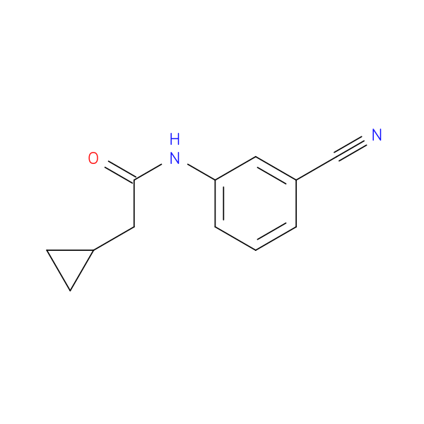 N-(3-cyanophenyl)-2-cyclopropylacetamide