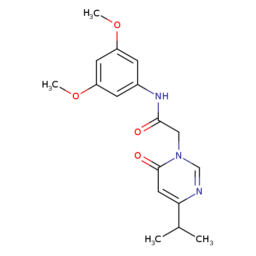 N-(3,5-dimethoxyphenyl)-2-[6-oxo-4-(propan-2-yl)-1,6-dihydropyrimidin-1-yl]acetamide