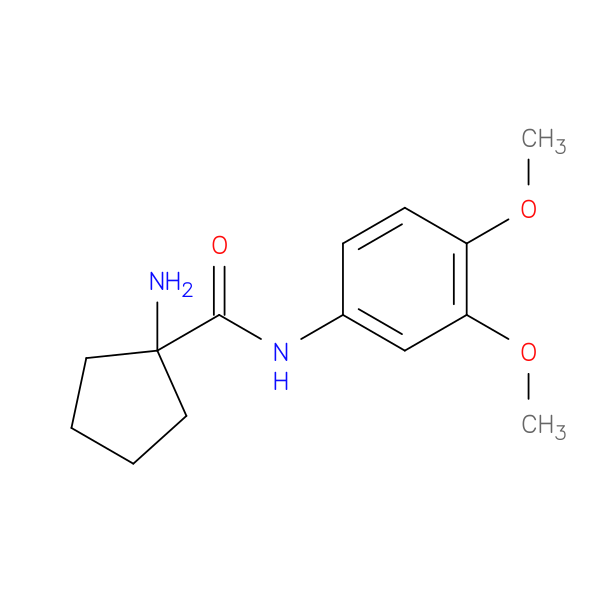 1-amino-N-(3,4-dimethoxyphenyl)cyclopentane-1-carboxamide