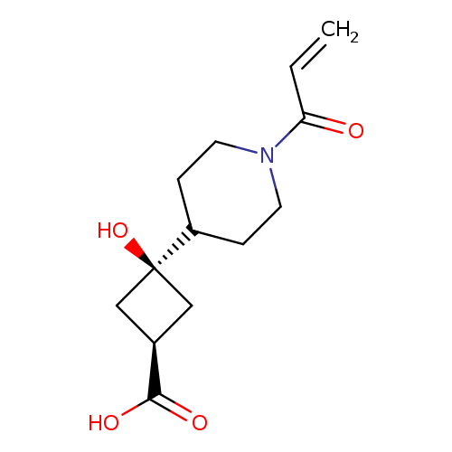 (1s,3s)-3-hydroxy-3-[1-(prop-2-enoyl)piperidin-4-yl]cyclobutane-1-carboxylicacid
