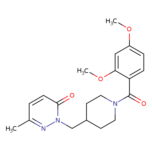 2-{[1-(2,4-dimethoxybenzoyl)piperidin-4-yl]methyl}-6-methyl-2,3-dihydropyridazin-3-one