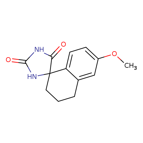 6'-methoxy-3',4'-dihydro-2'H-spiro[imidazolidine-4,1'-naphthalene]-2,5-dione