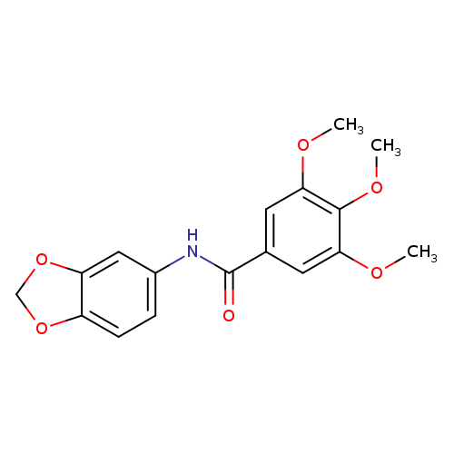 N-(1,3-benzodioxol-5-yl)-3,4,5-trimethoxybenzamide