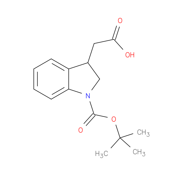 2-{1-[(tert-butoxy)carbonyl]-2,3-dihydro-1H-indol-3-yl}acetic acid