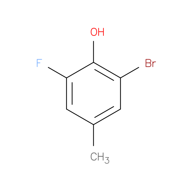 2-Bromo-6-fluoro-4-methylphenol