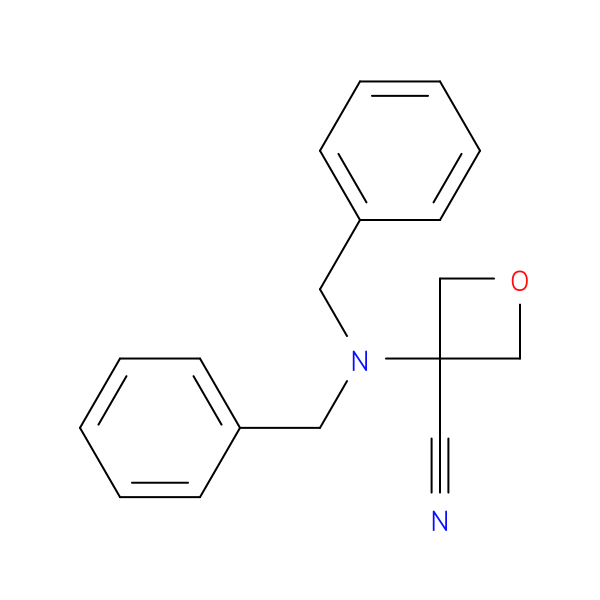 3-(Dibenzylamino)oxetane-3-carbonitrile