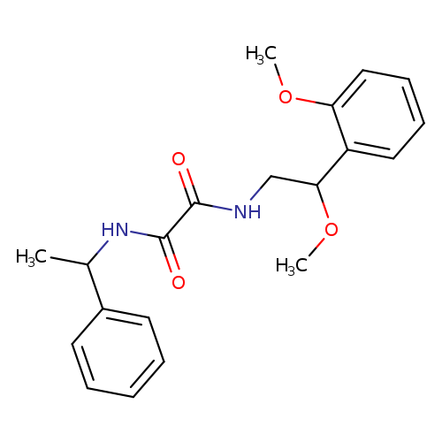 N-[2-methoxy-2-(2-methoxyphenyl)ethyl]-N'-(1-phenylethyl)ethanediamide