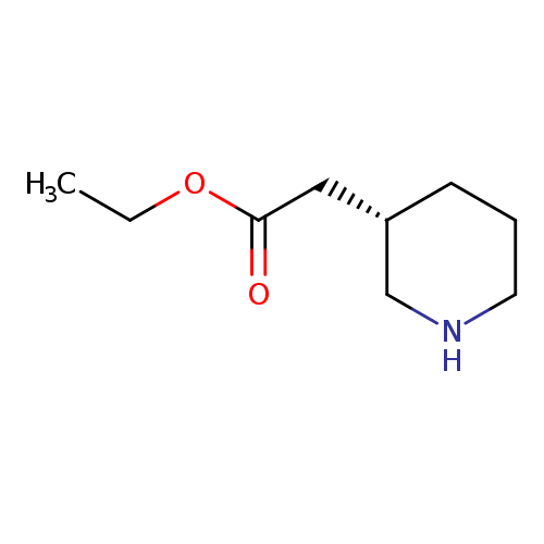 3-Piperidineacetic acid, ethyl ester, (3S)-