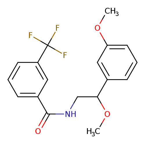 N-[2-methoxy-2-(3-methoxyphenyl)ethyl]-3-(trifluoromethyl)benzamide
