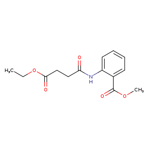 Benzoic acid, 2-[(4-ethoxy-1,4-dioxobutyl)amino]-, methyl ester