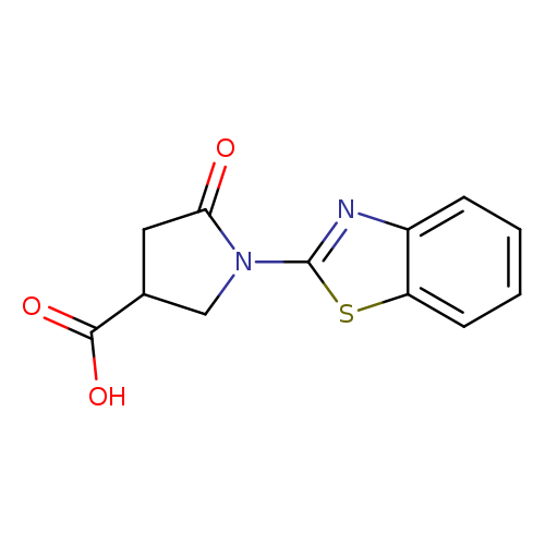 1-(1,3-Benzothiazol-2-yl)-5-oxopyrrolidine-3-carboxylic acid