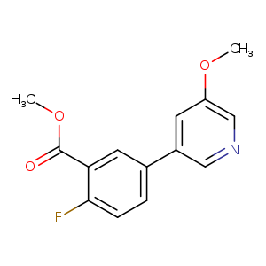 Methyl 2-fluoro-5-(5-methoxypyridin-3-yl)benzoate