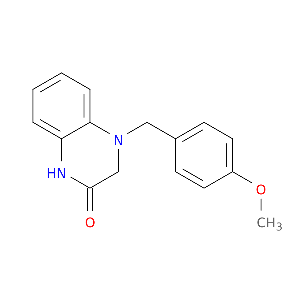 4-[(4-methoxyphenyl)methyl]-1,2,3,4-tetrahydroquinoxalin-2-one