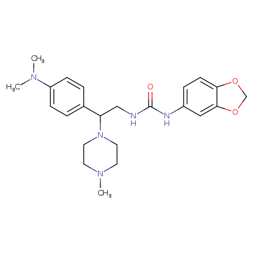 3-(2H-1,3-benzodioxol-5-yl)-1-{2-[4-(dimethylamino)phenyl]-2-(4-methylpiperazin-1-yl)ethyl}urea