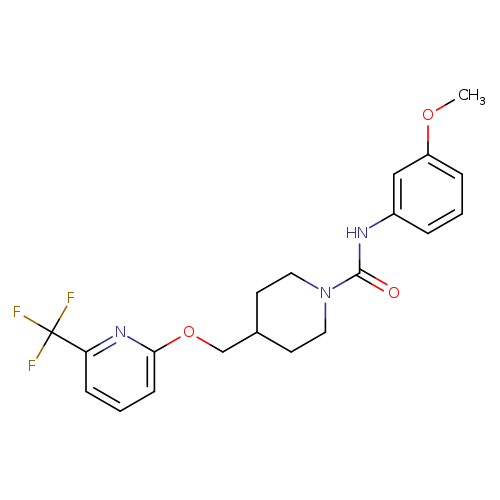 N-(3-methoxyphenyl)-4-({[6-(trifluoromethyl)pyridin-2-yl]oxy}methyl)piperidine-1-carboxamide