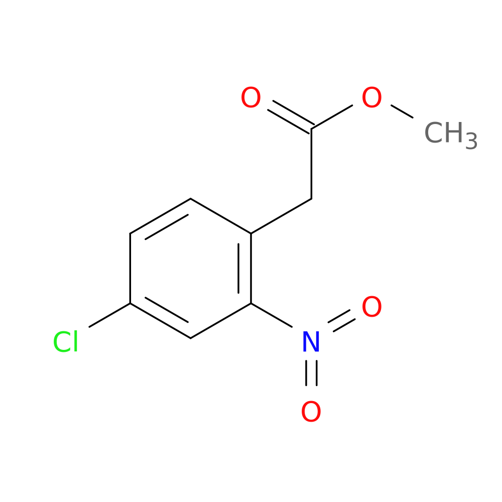 Benzeneacetic acid, 4-chloro-2-nitro-, methyl ester