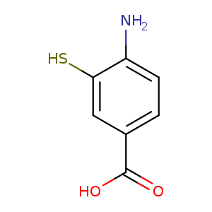 Benzoic acid, 4-amino-3-mercapto-