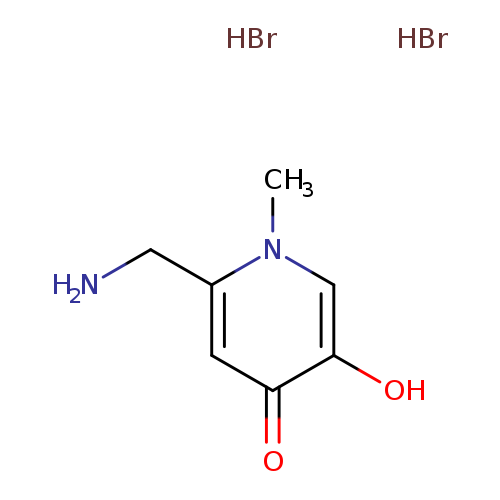 2-(aminomethyl)-5-hydroxy-1-methyl-1,4-dihydropyridin-4-one dihydrobromide