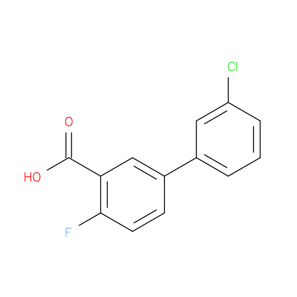 5-(3-Chlorophenyl)-2-fluorobenzoic acid