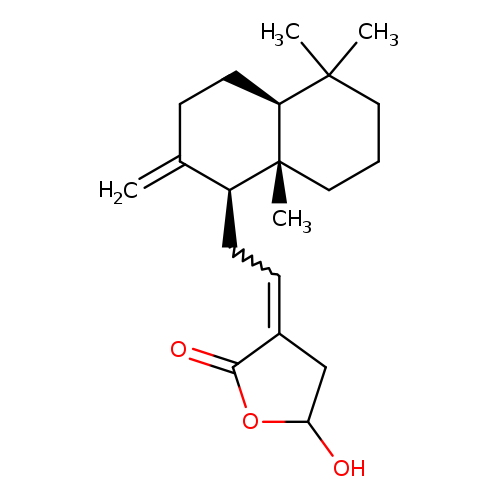 2(3H)-Furanone, 3-[2-[(1S,4aS,8aS)-decahydro-5,5,8a-trimethyl-2-methylene-1-naphthalenyl]ethylidene]dihydro-5-hydroxy-, (3E)-