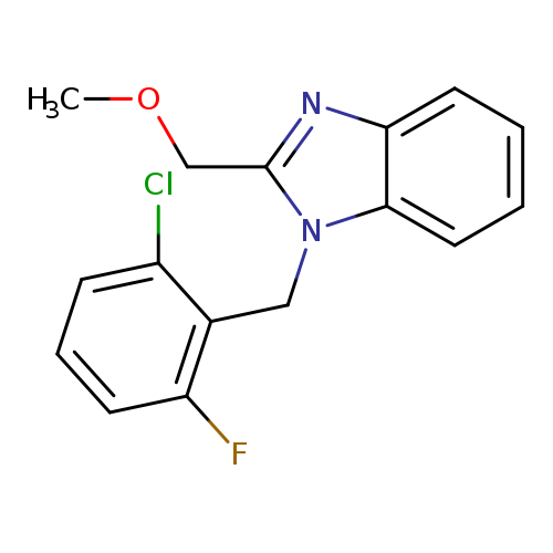 1-[(2-chloro-6-fluorophenyl)methyl]-2-(methoxymethyl)-1H-1,3-benzodiazole