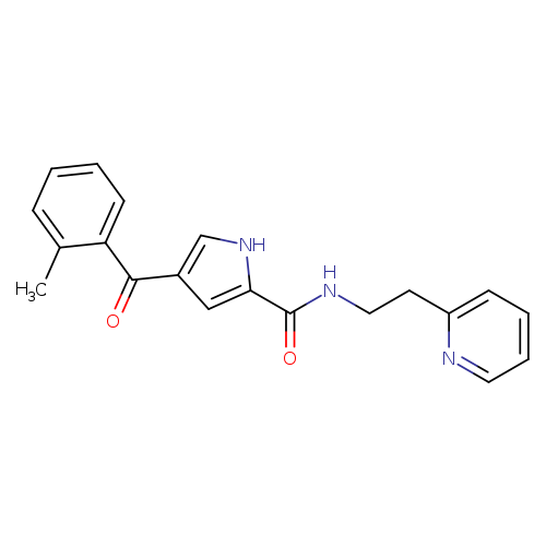 4-(2-methylbenzoyl)-N-[2-(pyridin-2-yl)ethyl]-1H-pyrrole-2-carboxamide
