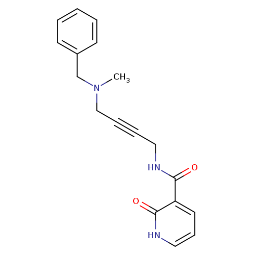 N-{4-[benzyl(methyl)amino]but-2-yn-1-yl}-2-oxo-1,2-dihydropyridine-3-carboxamide