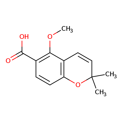 2H-1-Benzopyran-6-carboxylic acid, 5-methoxy-2,2-dimethyl-