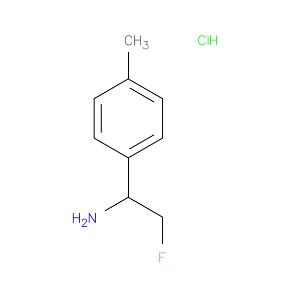 2-fluoro-1-(4-methylphenyl)ethan-1-amine hydrochloride