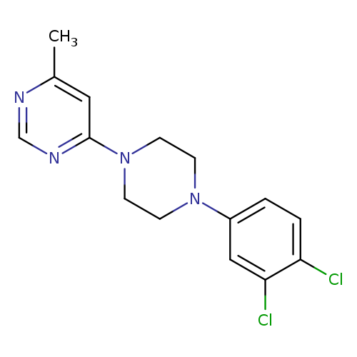 4-[4-(3,4-dichlorophenyl)piperazin-1-yl]-6-methylpyrimidine