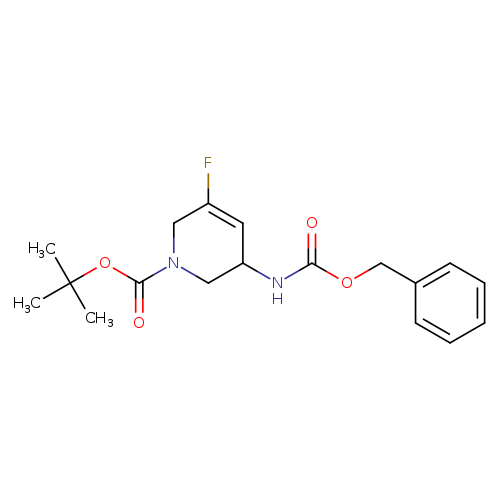 tert-Butyl 5-(benzyloxycarbonylamino)-3-fluoro-5,6-dihydropyridine-1(2H)-carboxylate