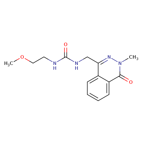 3-(2-methoxyethyl)-1-[(3-methyl-4-oxo-3,4-dihydrophthalazin-1-yl)methyl]urea