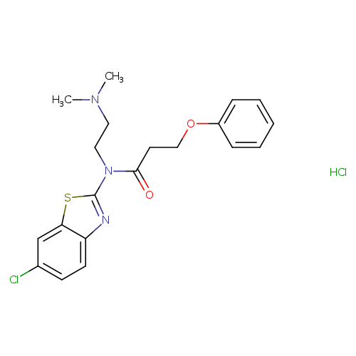 N-(6-chloro-1,3-benzothiazol-2-yl)-N-[2-(dimethylamino)ethyl]-3-phenoxypropanamide hydrochloride