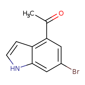 Ethanone, 1-(6-bromo-1H-indol-4-yl)-