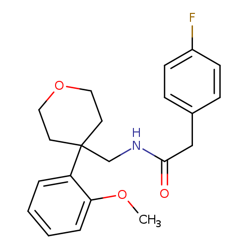 2-(4-fluorophenyl)-N-{[4-(2-methoxyphenyl)oxan-4-yl]methyl}acetamide
