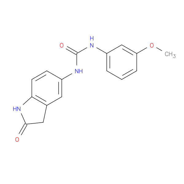 1-(3-methoxyphenyl)-3-(2-oxo-2,3-dihydro-1H-indol-5-yl)urea