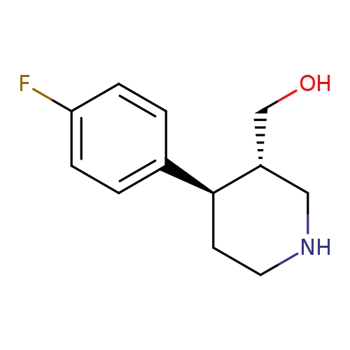 3-Piperidinemethanol, 4-(4-fluorophenyl)-, (3S,4R)-