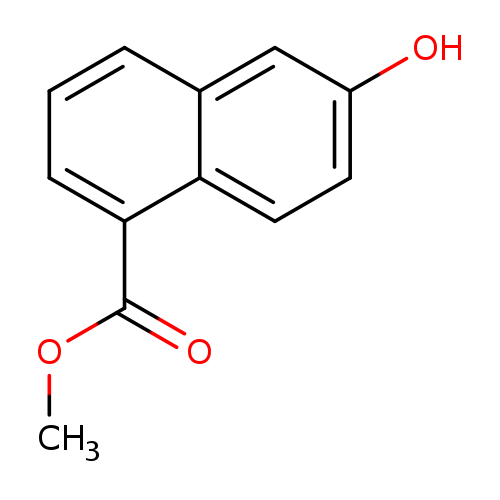 1-Naphthalenecarboxylic acid, 6-hydroxy-, methyl ester
