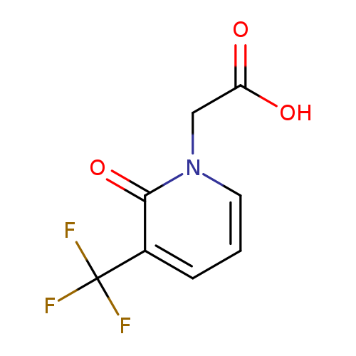 2-[2-oxo-3-(trifluoromethyl)-1,2-dihydropyridin-1-yl]acetic acid