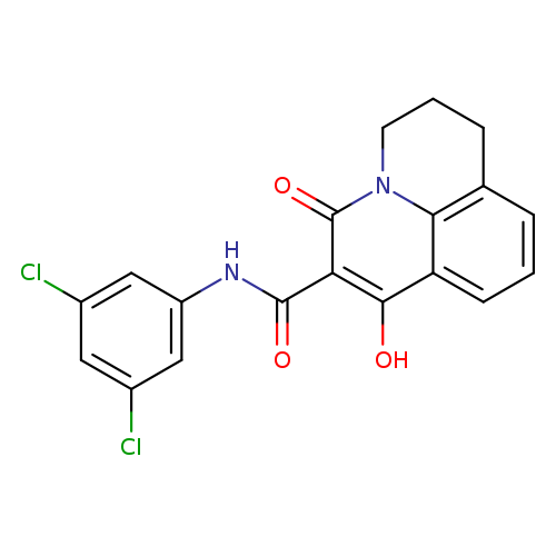 N-(3,5-dichlorophenyl)-4-hydroxy-2-oxo-1-azatricyclo[7.3.1.0^{5,13}]trideca-3,5(13),6,8-tetraene-3-carboxamide