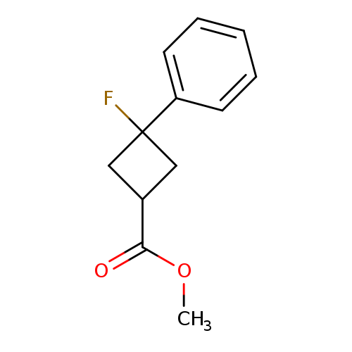 methyl 3-fluoro-3-phenylcyclobutane-1-carboxylate, Mixture of diastereomers