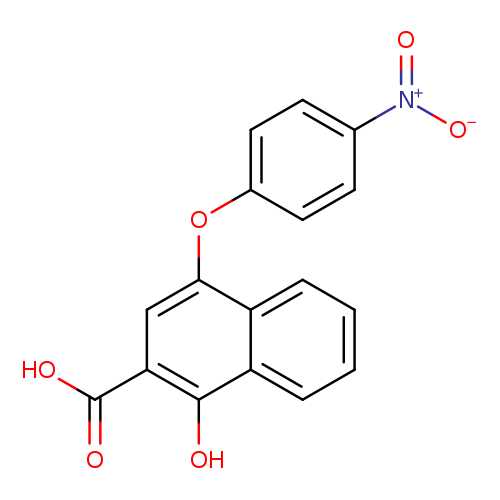 1-Hydroxy-4-(4-nitrophenoxy)-2-naphthoic acid