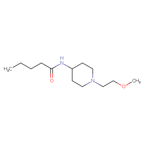 N-[1-(2-methoxyethyl)piperidin-4-yl]pentanamide
