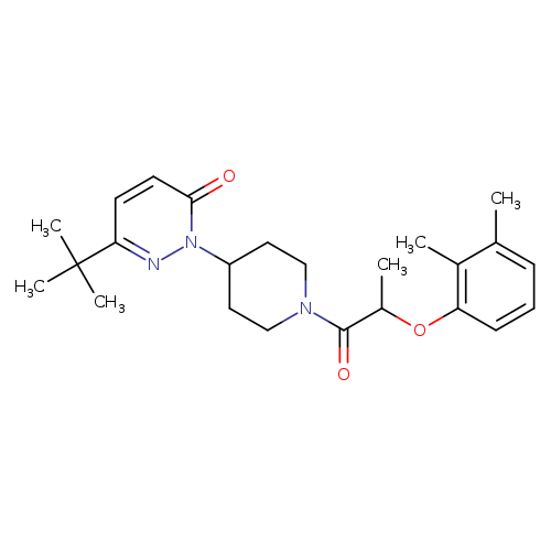 6-tert-butyl-2-{1-[2-(2,3-dimethylphenoxy)propanoyl]piperidin-4-yl}-2,3-dihydropyridazin-3-one